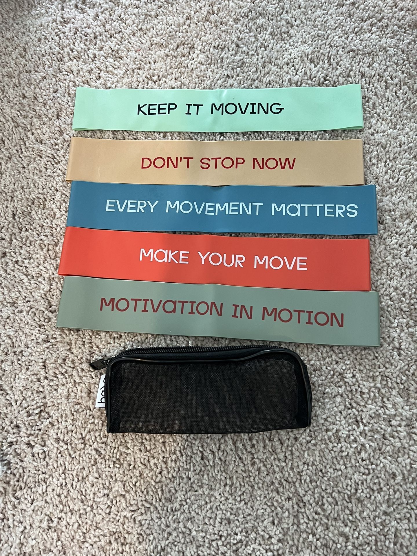 BALA BANDS SET OF 5 new never used in original packaging