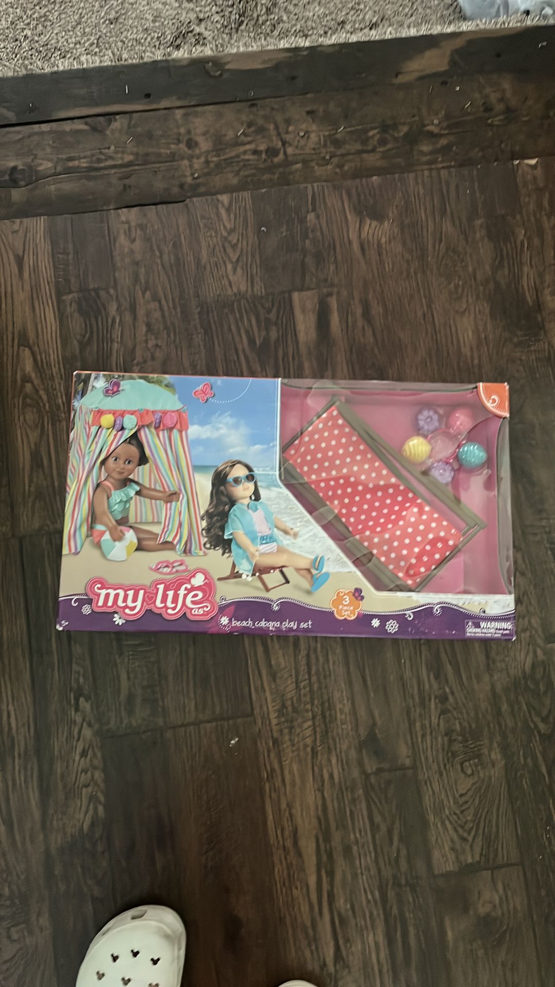 Beach cabana playset for 18 inch dolls, American girl or our generation etc., etc.