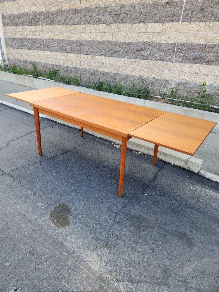 Mid Century Danish Teak Dining Table