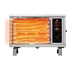 new Portable Radiant Heater, 1250W/1500W Indoor Space Heater, Rapid Heating with Adjustable Thermostat, Perfect for garages, workshops, Warehouses, Wh