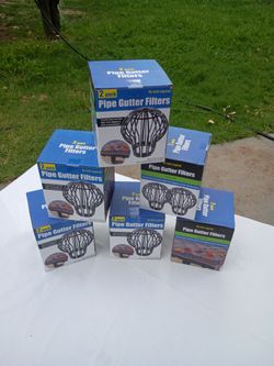 2-pack "Pipe Gutter Filters"..(Brand new)...