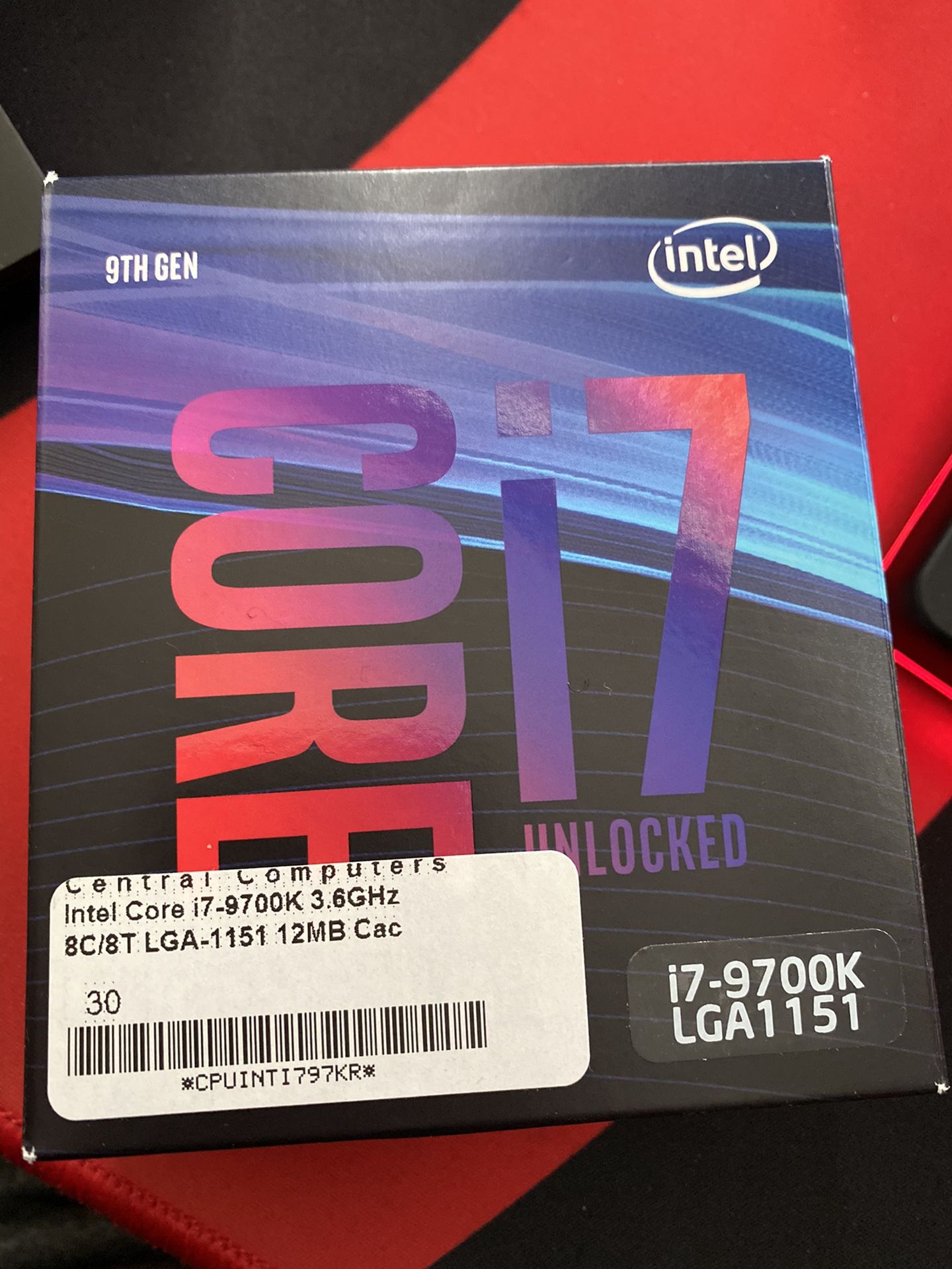 i7 9700k LGA1151 CPU