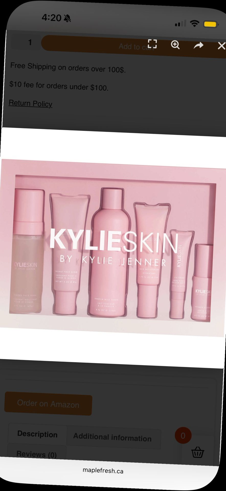 Kylie Jenner Face Wash Kit