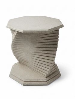 Octagonal Spiral Side Table