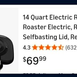$50 obo NEW ROASTING APPLIANCE