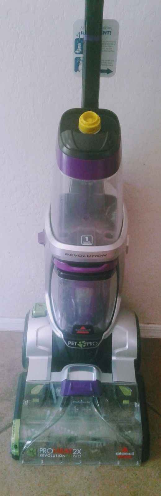 BISSELL ProHeat 2X Revolution PET PRO PLUS Carpet Cleaner 1986 Used ONCE NO ATTACHMENTS