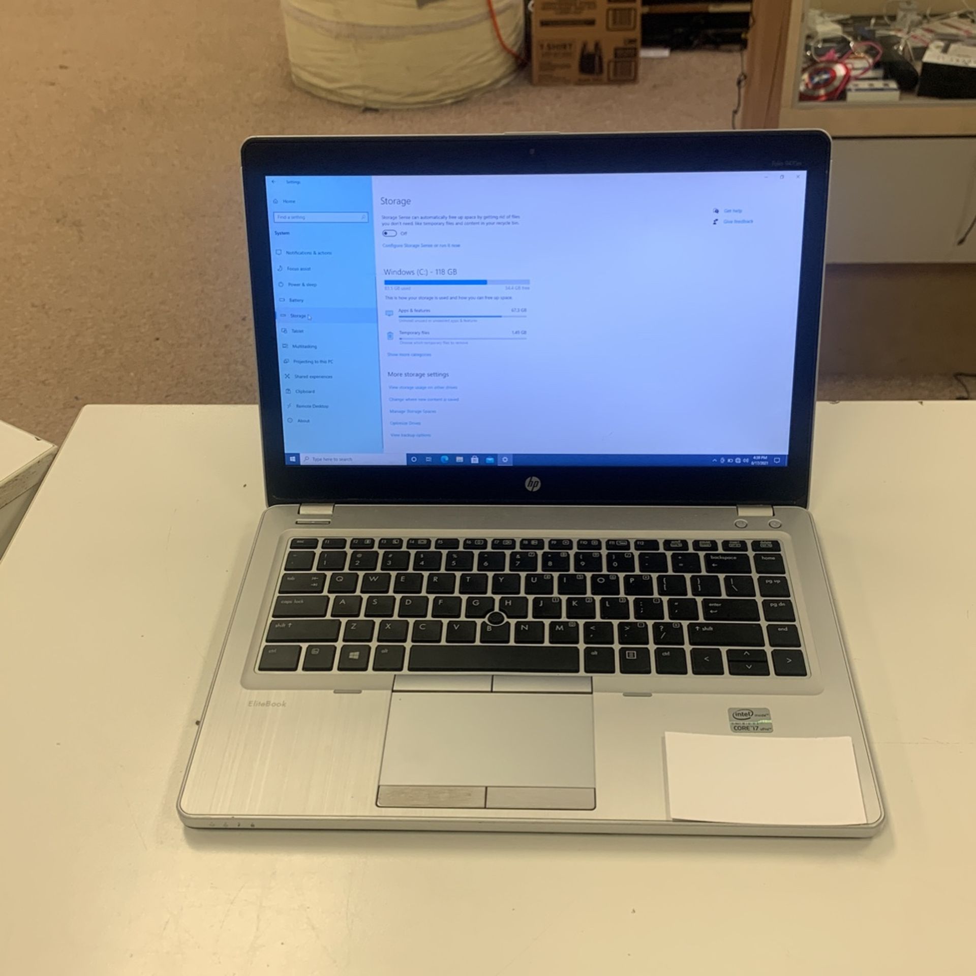 HP EliteBook i7 8gb 128gb