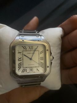 Cartier Santos Automatic Stainless Steel Watch