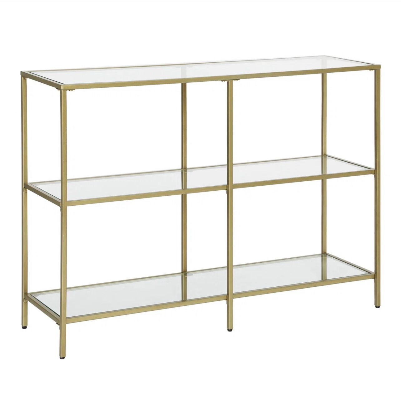 Odine Glass Top Table/Shelf