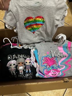 Size 6 and 7/8 girls shirts $3 each! Fcfs
