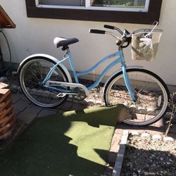 Beach Cruiser w/basket $140 OBO