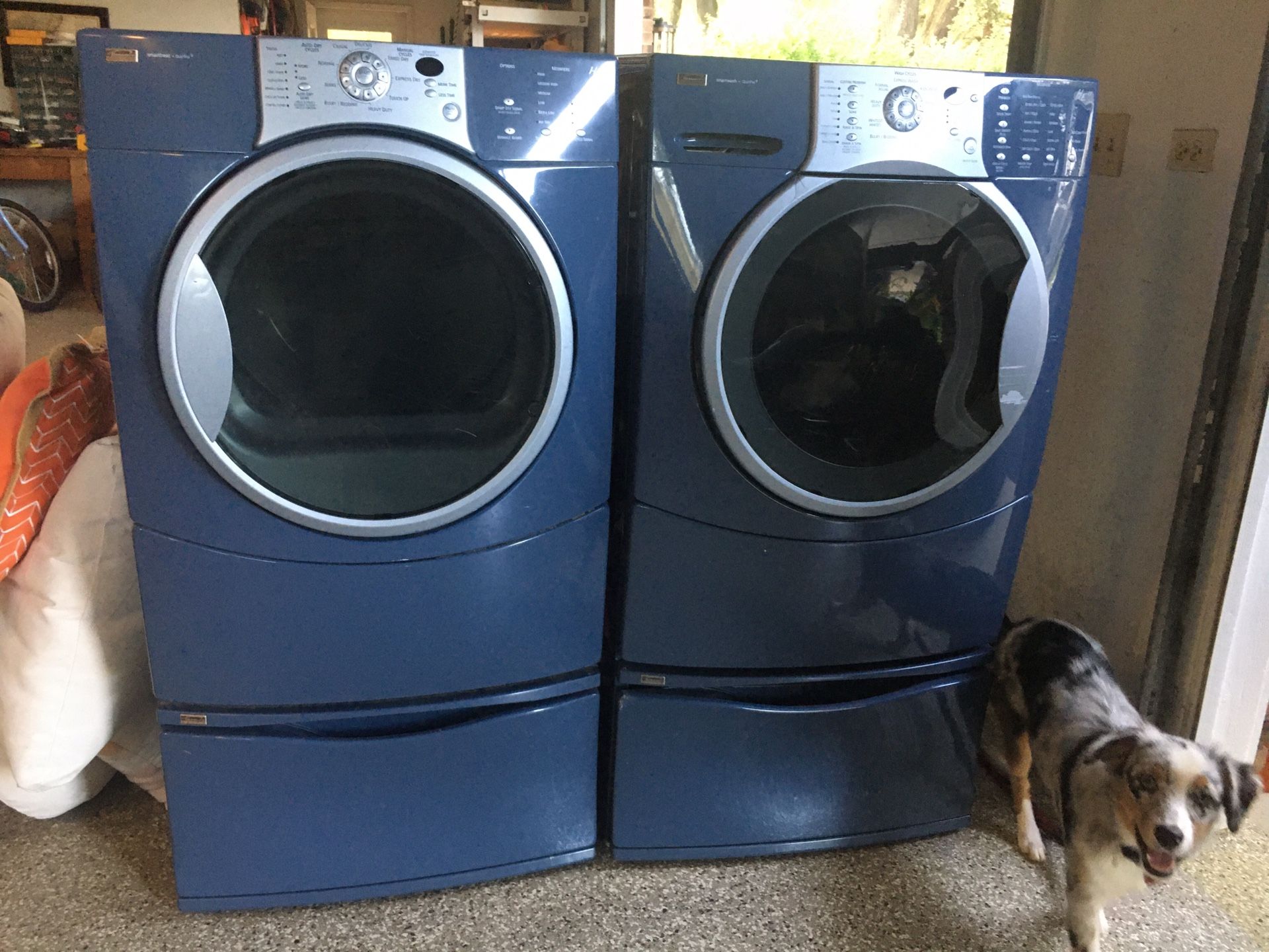 Kenmore Elite Washer and Dryer with Pedestals for Sale in Elgin, IL OfferUp