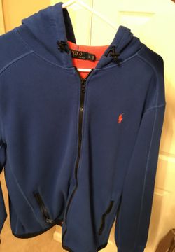 Blue polo jacket