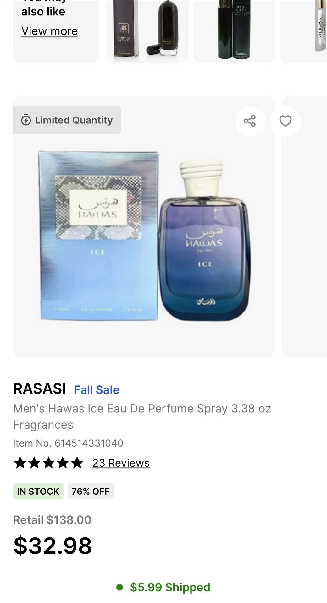 Men’s Fragrance