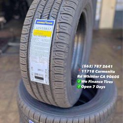 225/55R17 Goodyear Assurance All Season Set of Tires Installed and Balanced Set de Llantas Nuevas Instaladas y Balanceadas