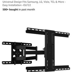 SANUS Premium Full Motion TV Mount for 42"-90" TVs - Sturdy & Smooth Extension, Swivel and Tilt for Big TVs - Universal Design Fits Samsung, LG, Vizio
