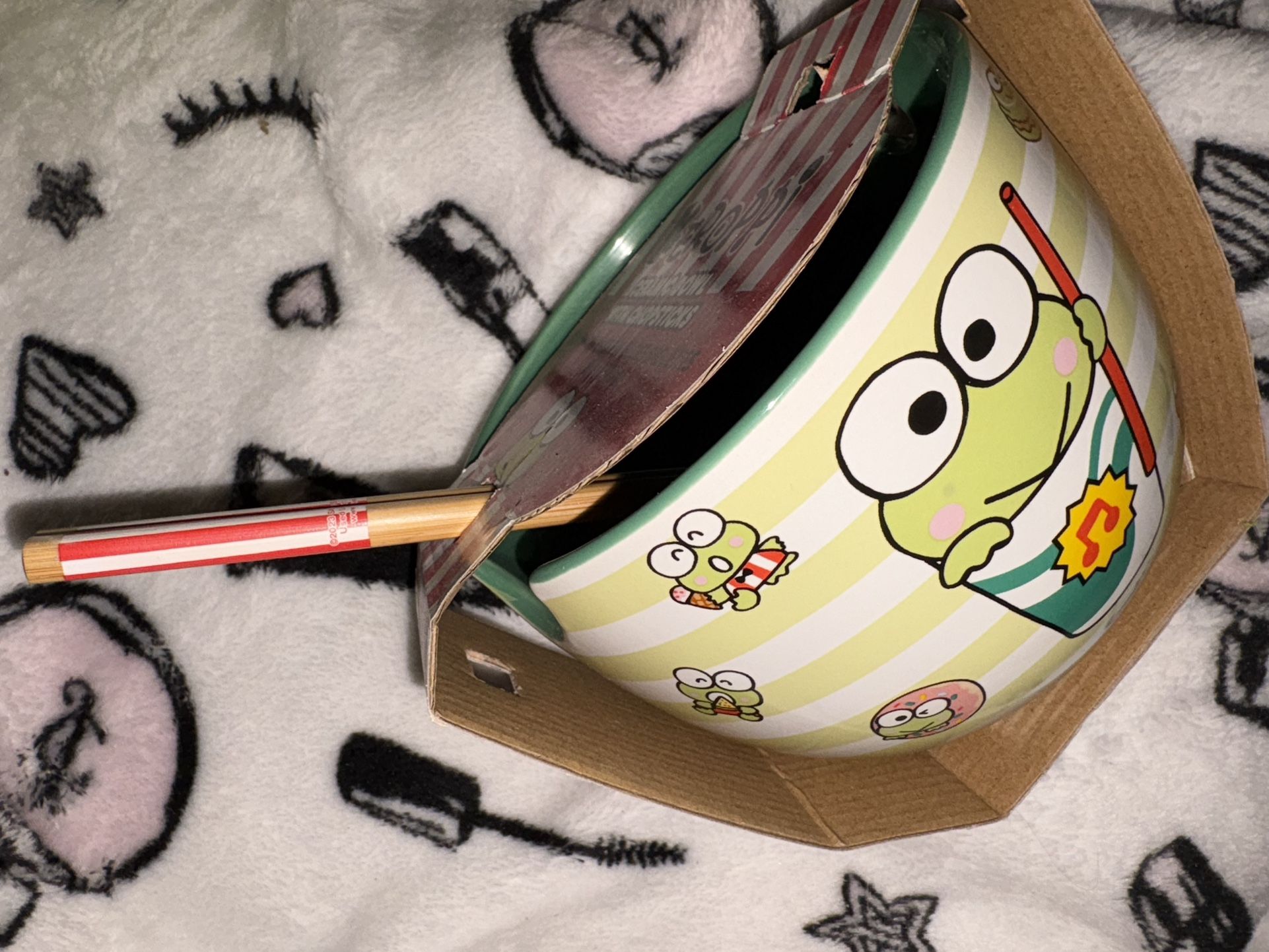 Keroppi Chopstick bowl
