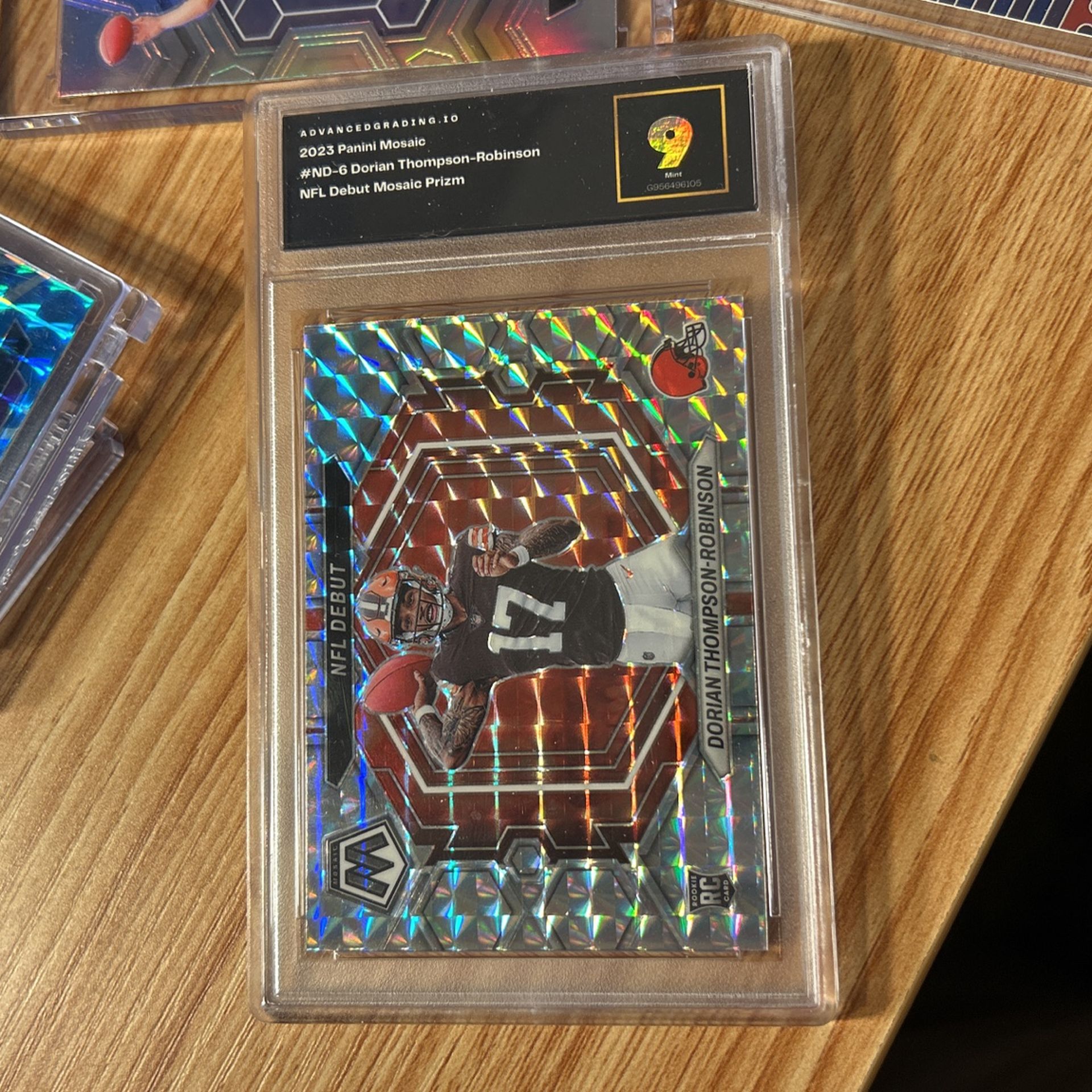 Dorian Thompson Robinson NFL Debut Mosaic Prizm