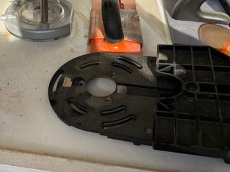 Black Router Sub Base Plate