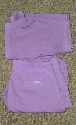 Title:** 3 Sets of FIGS Scrubs + 4 Pants (Medium) – $200