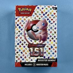 Pokémon 151 Booster Bundle (6 Packs) Factory Sealed