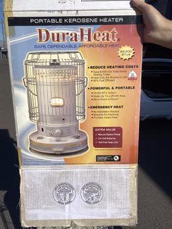 KEROSENE HEATER DERA HEAT PORTABLE KEROSENE HEATER EXCELLENT LIKE NEW CONDITION  “We purchase this for emergencies and never used it, it’s like new ju