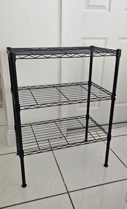 3-tier metal wire shelving unit. Perfect Condition.