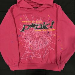 Sp5der Pink Hoodie 