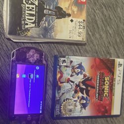 PSP And 2 Games Around 100