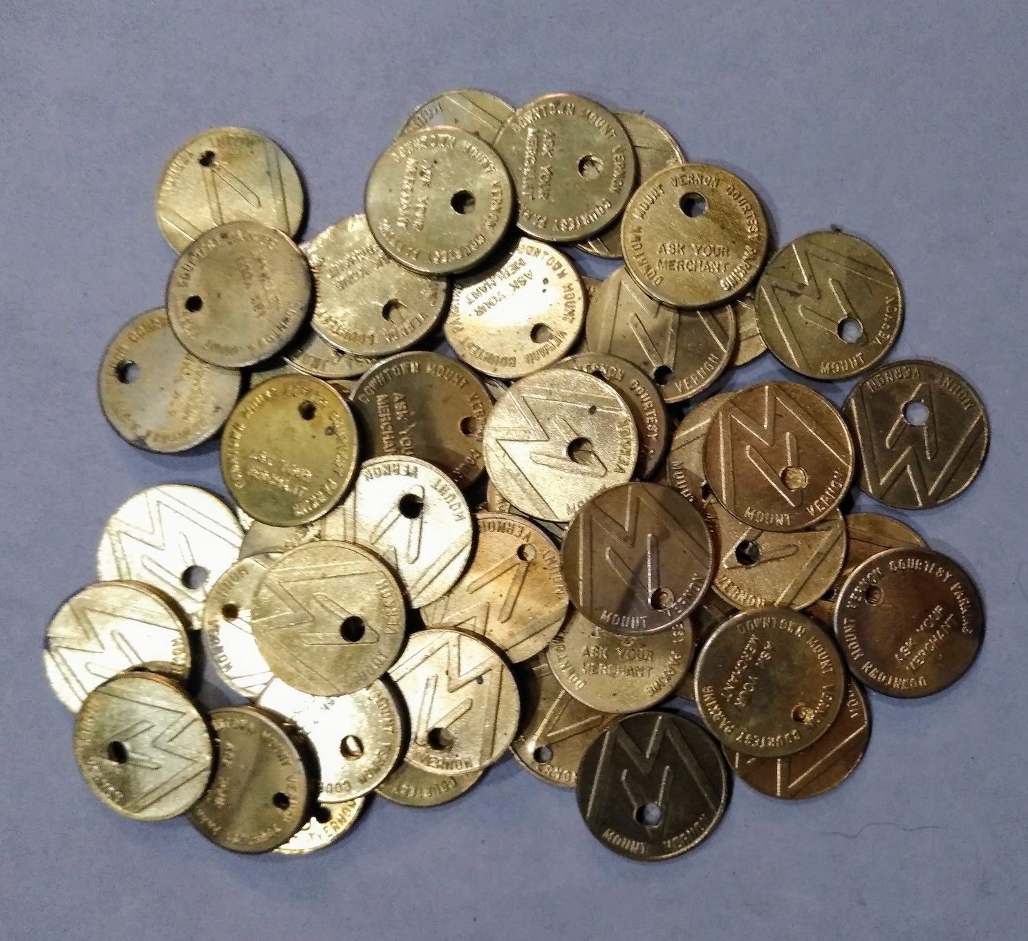 59 Mount Vernon parking tokens