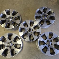 CLEAN UPGRADE: 18-inch JEEP RIMS (5x5) - LOW MILES TAKE-OFFS - $750