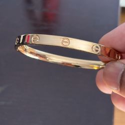 Gold Cartier bracelet