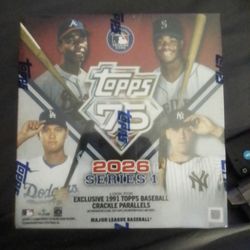 Topps 75  2026 series 1  mega box