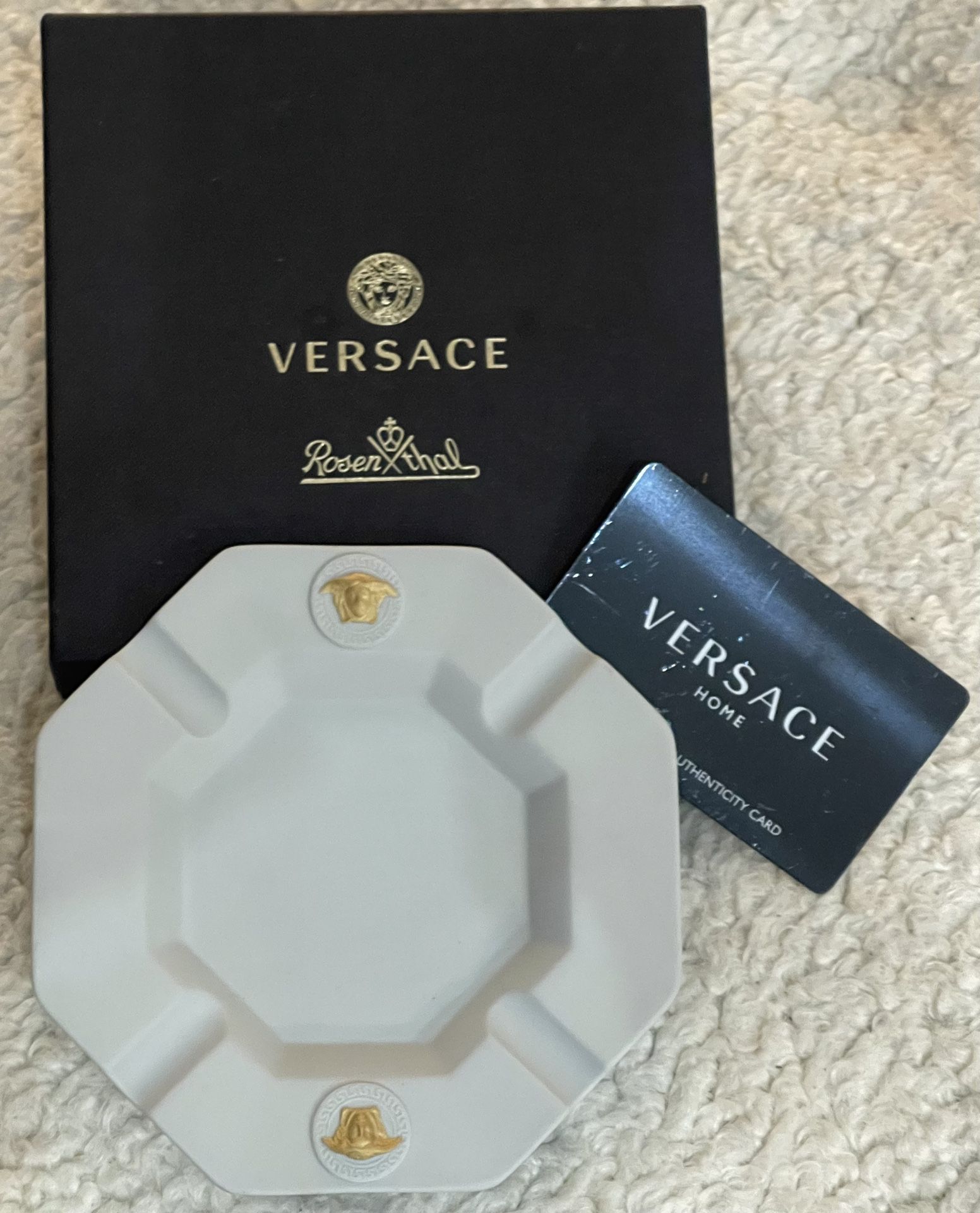 Versace Gorgona Pop Light Grey Ashtray