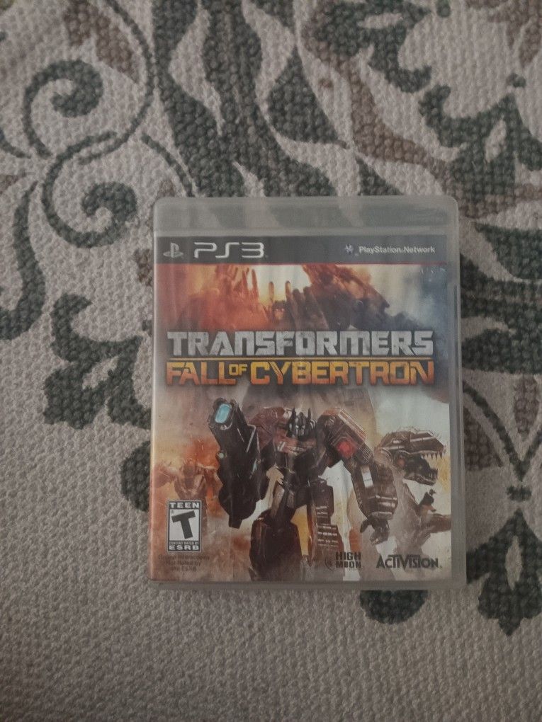 Transformers Fall Of Cybertron PS3