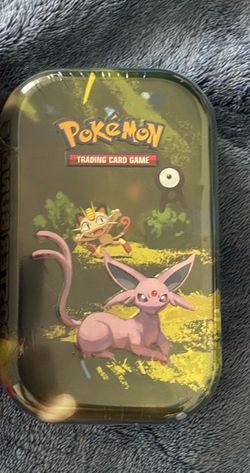 Pokémon TCG Meowth & Espeon Collectible Tin
