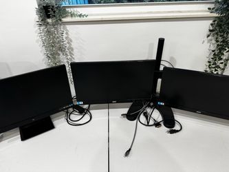 Computer Monitors Set of 3