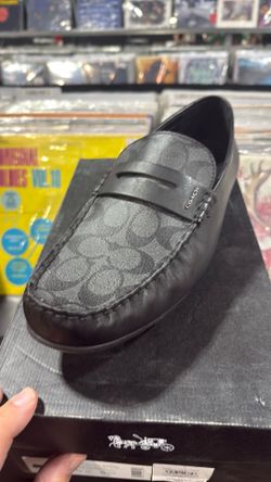 Coach men’s Mott driver shoes new