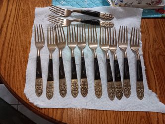 Vintage Hong Kong Golden Forks