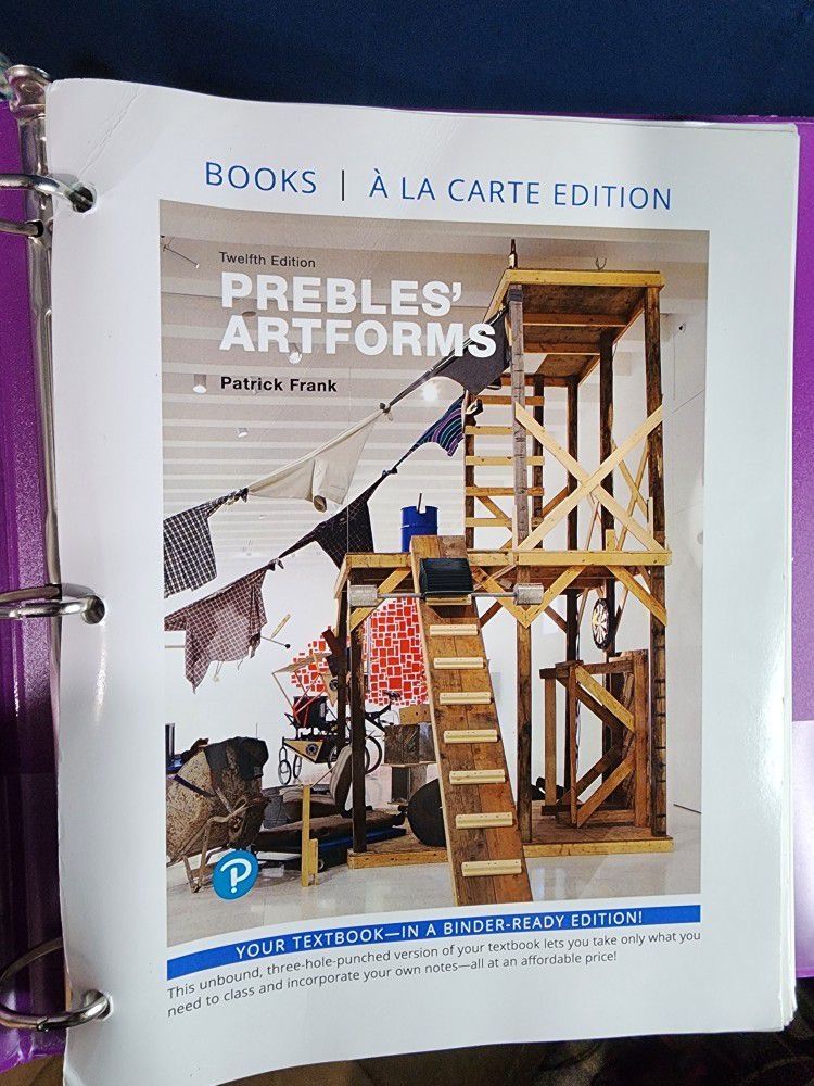 Prebles Artforms 12th Edition