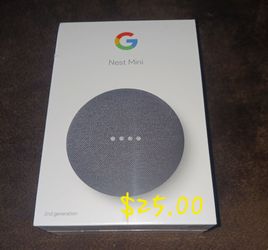 Google Nest Mini 2nd Generation Smart Speaker