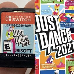 Just Dance 2021 - Nintendo Switch Cartridge Only Authentic, Tested & Working!