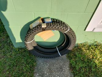 Motorcycle/dirt bike tires with gloves