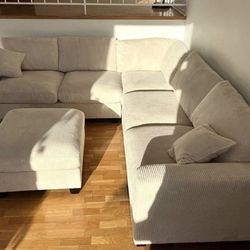 New Ivory Sectional