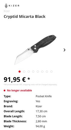 Kizer knife