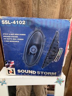 Sound storm speakers