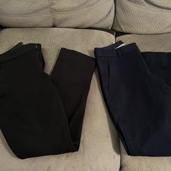 Banana Republic Ryan Pants - Black and Dark Blue - Size 0 - $6 each or 2 for $10 