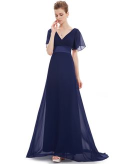 NEW EVER PRETTY NAVY BLUE FORMAL DRESS BRIDESMAIDS DRESS SIZES 8 & 10