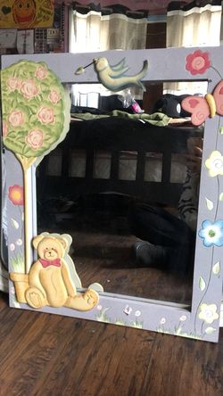 Vintage kids mirror