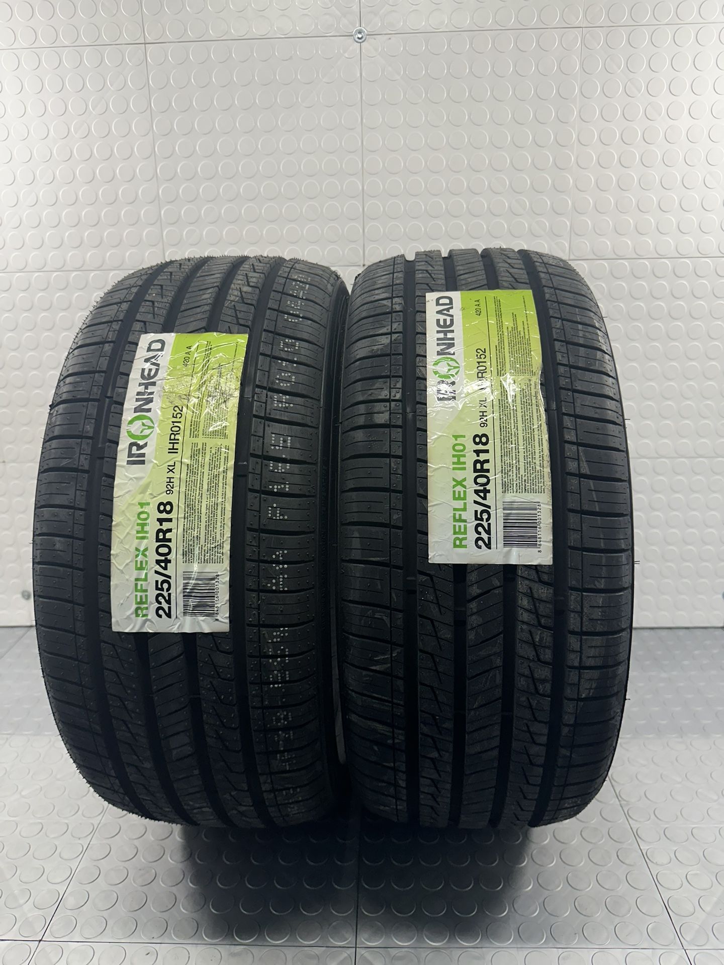 #687 Set Of 2 NEW Tires Ironhead 225/40/18 92 H